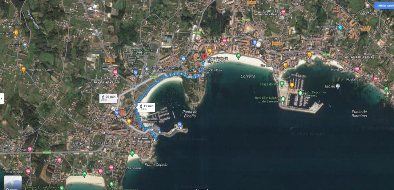 Piso Vacaciones En El Mar Apartment Санксенсо Екстериор снимка